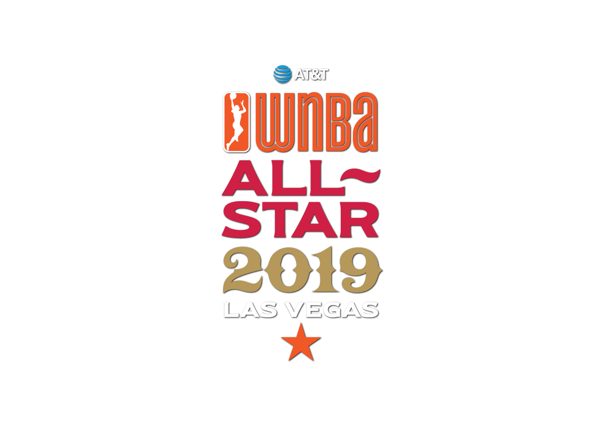 2019 WNBA ALL-STAR WEEKEND<br><br>I was asked to develop a concept for graphic identity system for the 2019 WNBA All-Star Game in Las Vegas. This is the core logo lockup.
