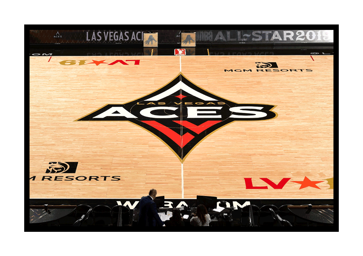 2019 WNBA ALL-STAR WEEKEND<br><br>I designed a concept for on-court and sideline customizations.