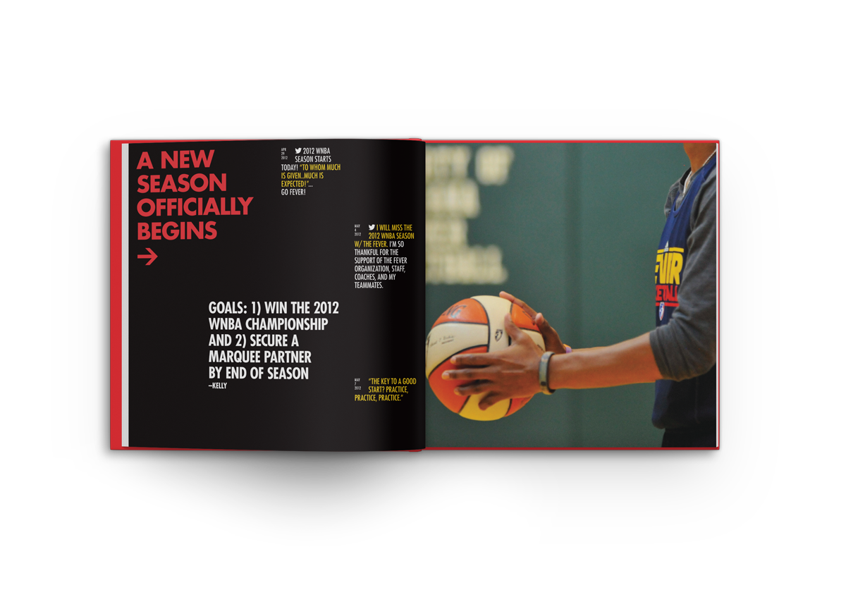 WNBA 2012 CHAMPS BOOK<br><br>In addition to combing through social media, newspaper and tv media was reviewed for editorial content.