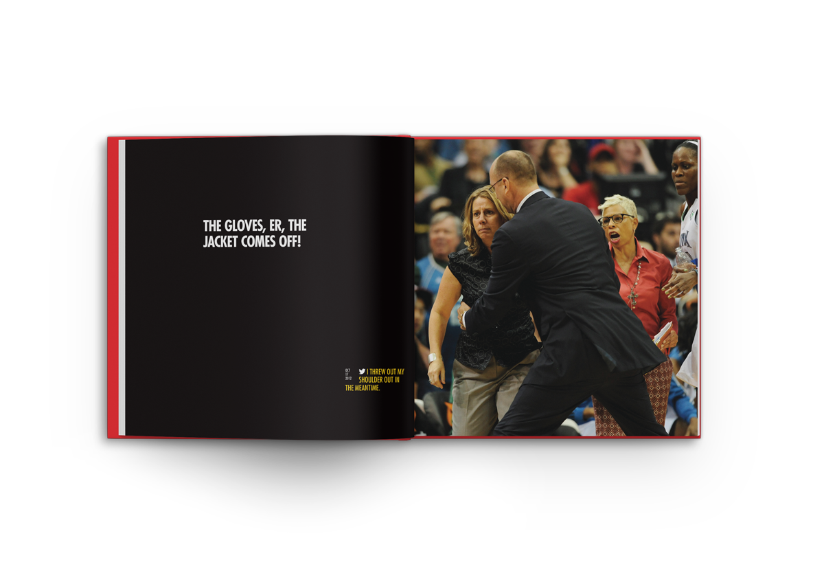 WNBA 2012 CHAMPS BOOK<br><br>A former player myself, I let my own experience guide selection of images and editorial content that marked memorable moments throughout the season.