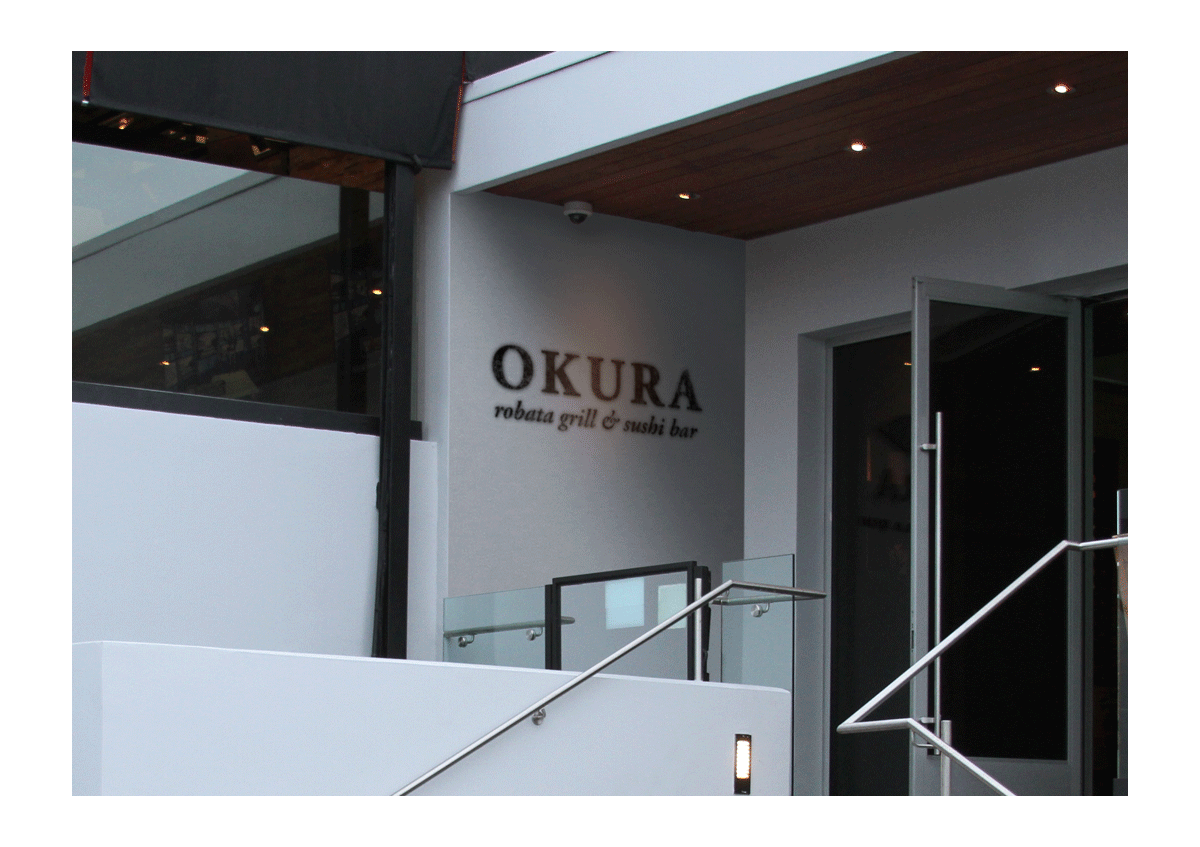 Okura Robata Grill & Sushi Bar<br>Graphic Identity Design; Collateral Design