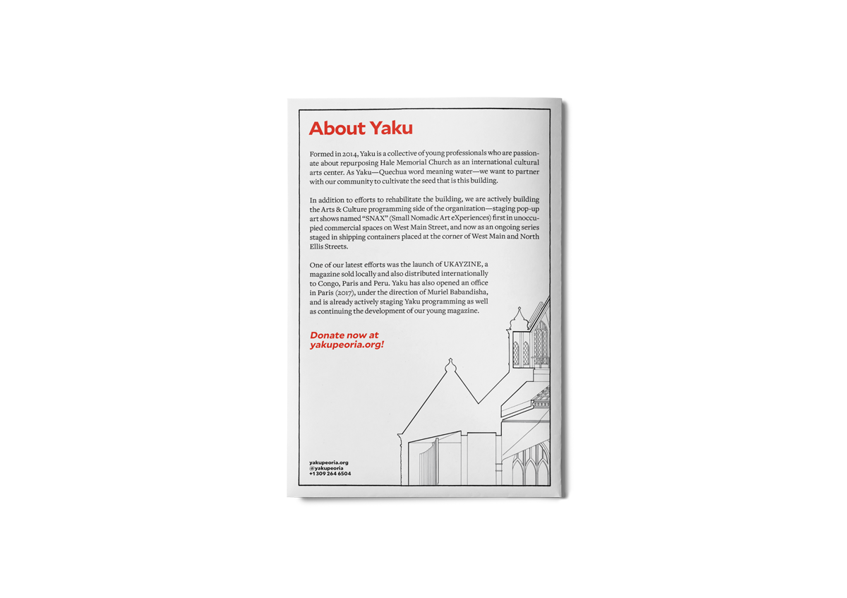 YAKU “SAVE HMC” CAMPAIGN<br><br>The brochure also served to inform people about the full purpose and direction of Yaku.