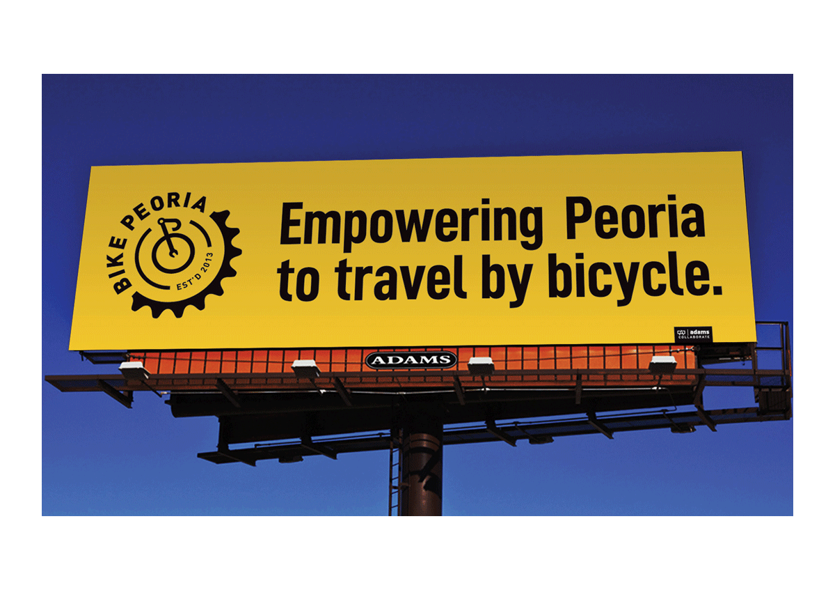 Bike Peoria<br>Graphic Identity Refresh; Collateral and Merchandise Design<br>Creative Direction; Graphic Design